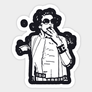 Bette Davis Smoking Sticker